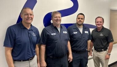 Fleet Technicians from the City of Richardson pose for a photo