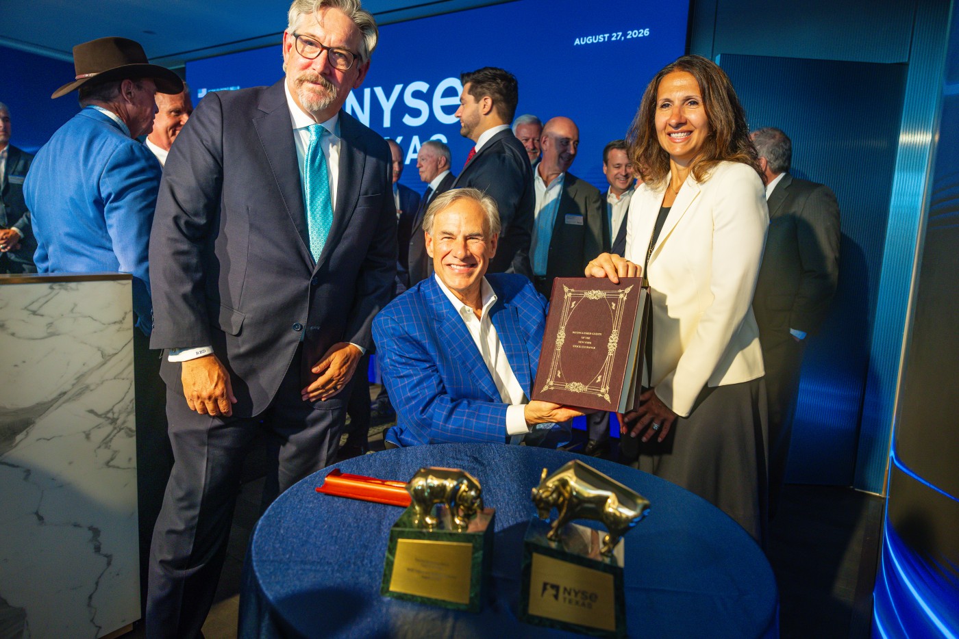 Governor Abbott Rings Closing Bell At Grand Opening Of NYSE Texas HQ | Office of the Texas Governor