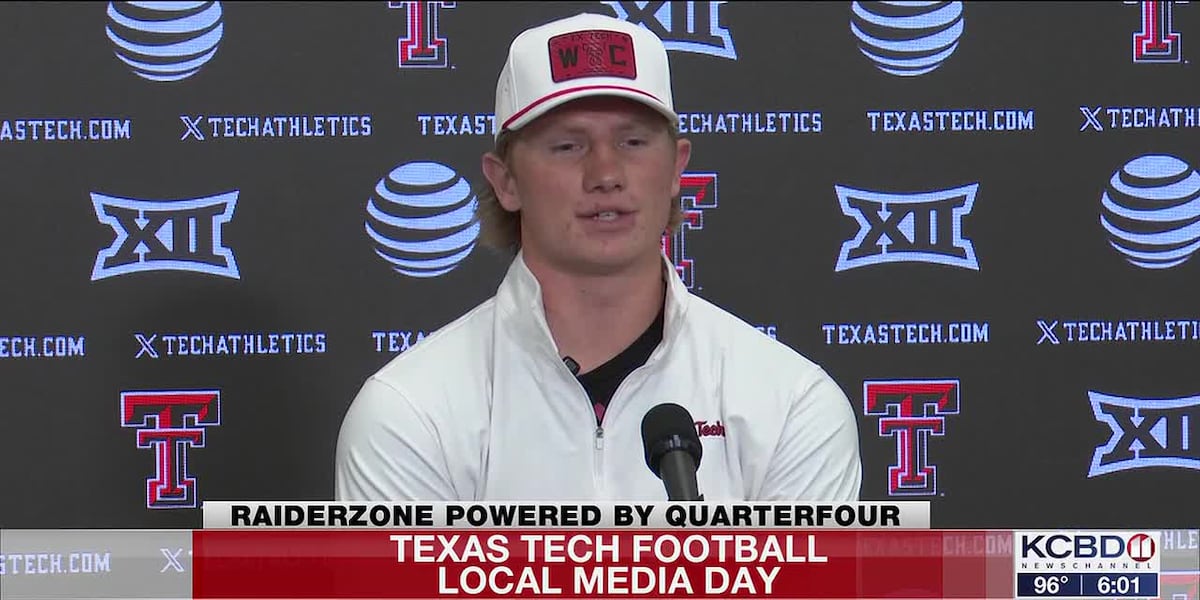 Texas Tech QB Hammond ‘excited to let it rip in fall camp’