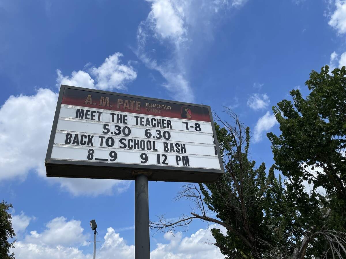 A.M. Pate Elementary School is photographed on Aug. 2, 2025.