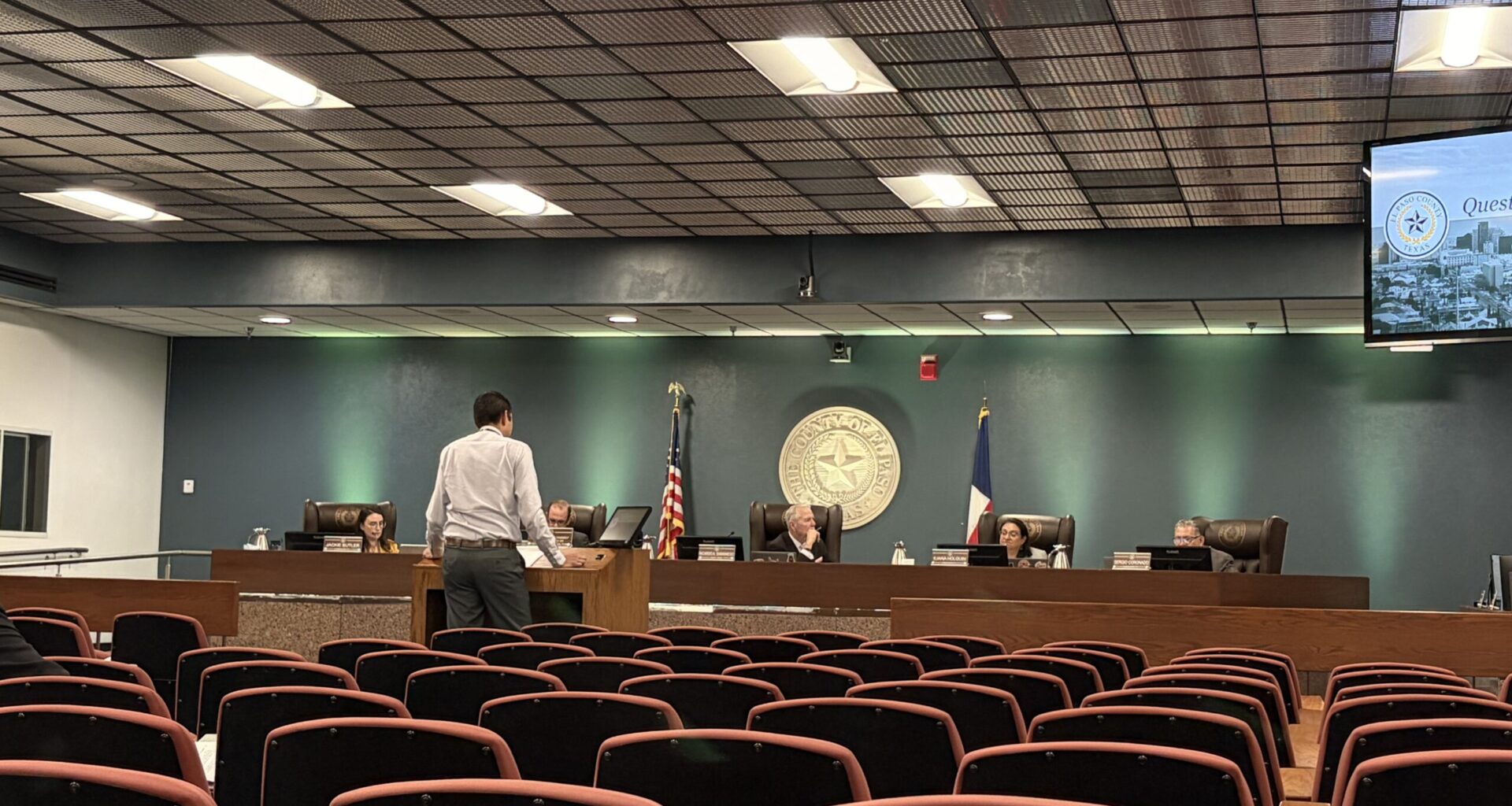 El Paso County Commissioners Court holds public hearing on budget, tax increase