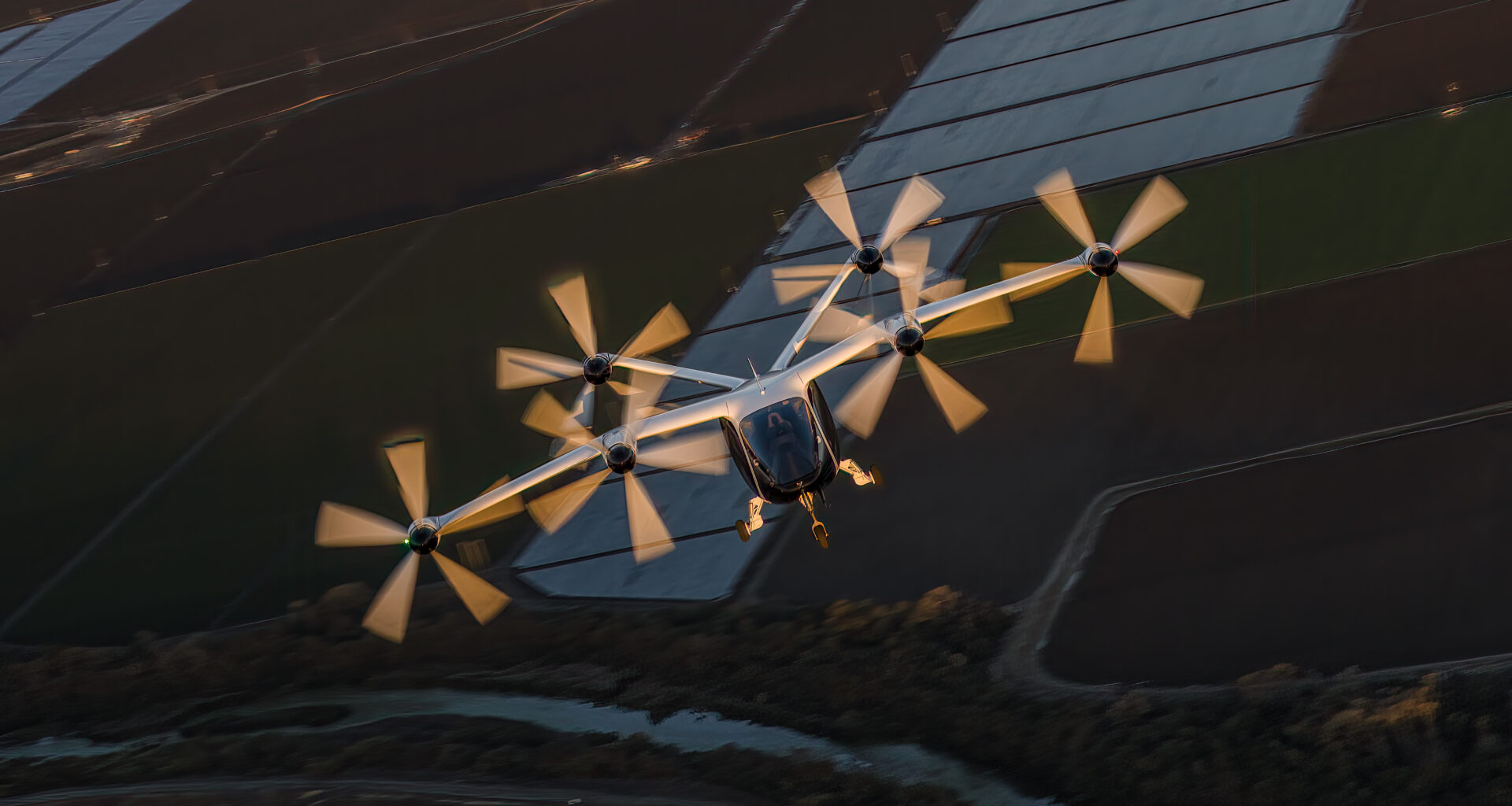 Joby Aviation electric eVTOL air taxi flying