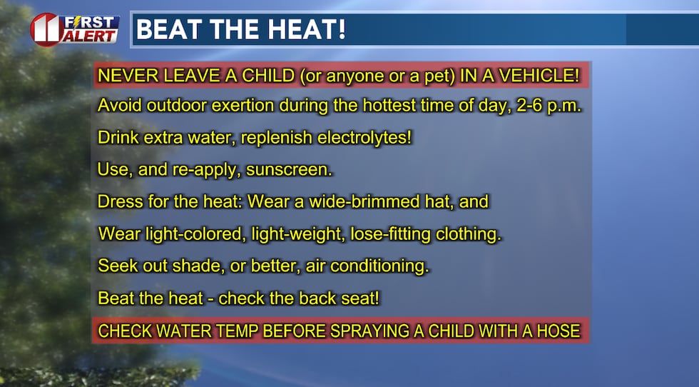 It's the time of year to start implementing these heat safety tips.