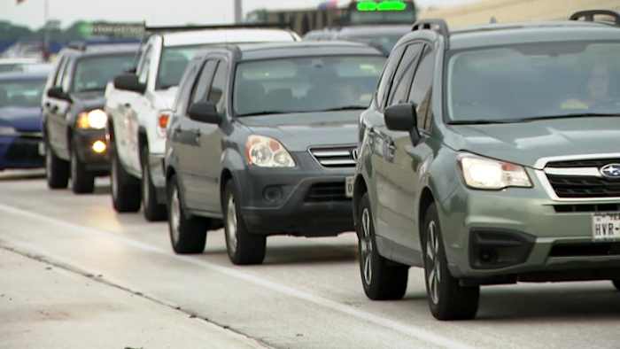1 injured in crash on US-90 in east Harris County.