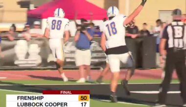 Frenship exacts revenge with 50-17 win at Lubbock Cooper