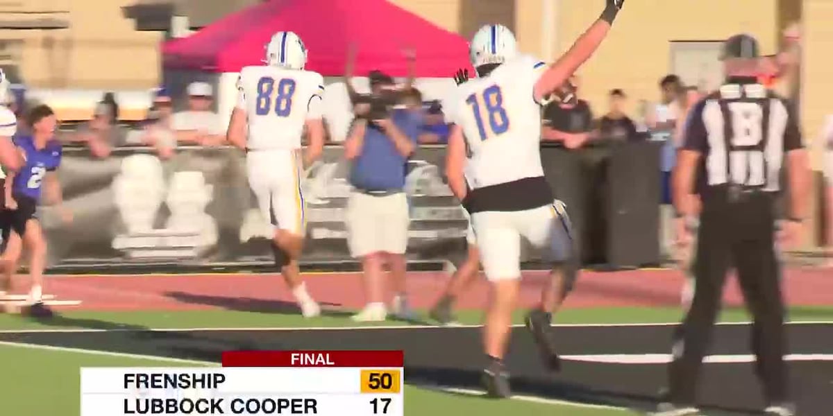 Frenship exacts revenge with 50-17 win at Lubbock Cooper