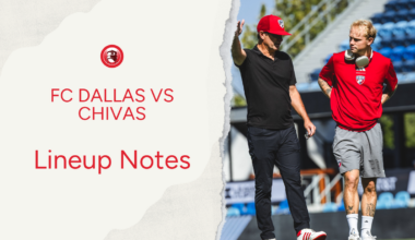 FC Dallas vs Chivas de Guadalajara : Lineup notes 📝