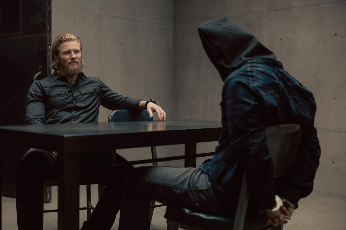 Thad Luckinbill as Kyle in “Lioness,” episode 5, season 3, streaming on Paramount+, 2026.