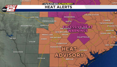 High pressure system keeps South Central Texas in relentless heat wave
