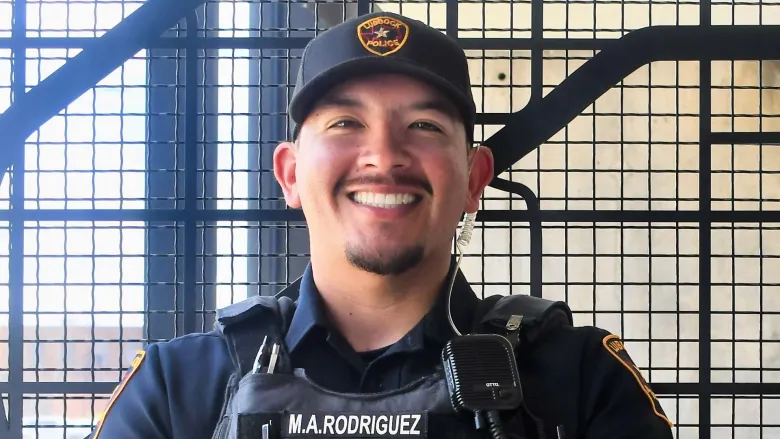 Law enforcement is in LPD Officer Marcus Rodriguez’s blood as he enjoys connecting with community he serves