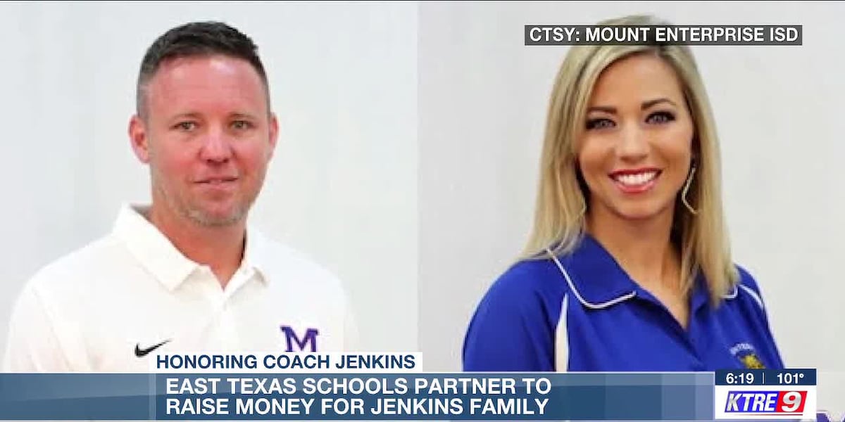 East Texas schools raising funds after death of former East Texas athletic director, wife in wreck