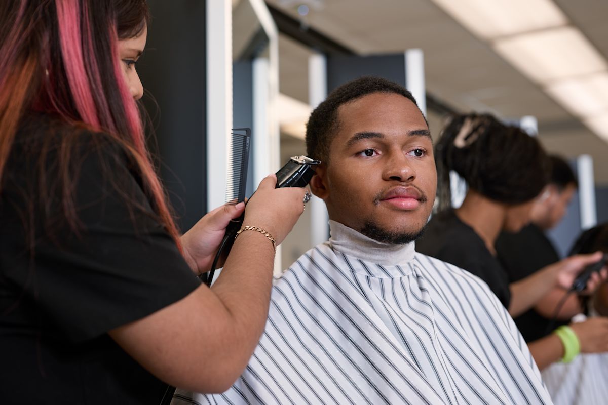 Skyline student barbers style their way to success