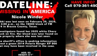 Texas authorities investigate suspicious February disappearance of Nikki Winder