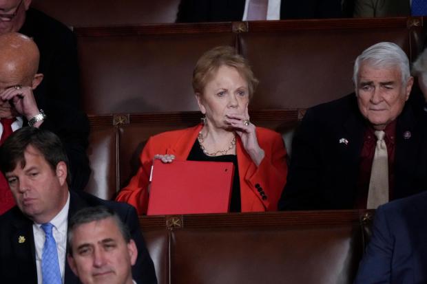 Rep. Kay Granger, R-Texas, looks on as the House votes for a new speaker.