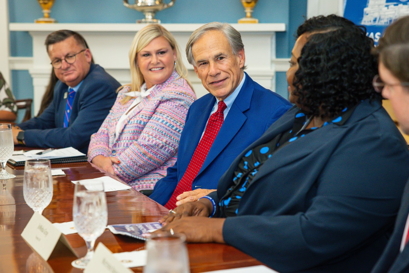 Governor Abbott Holds Inaugural Texas Classroom Commission Meeting At Governor’s Mansion | Office of the Texas Governor
