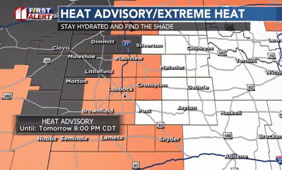 Another Hot day for the South Plains