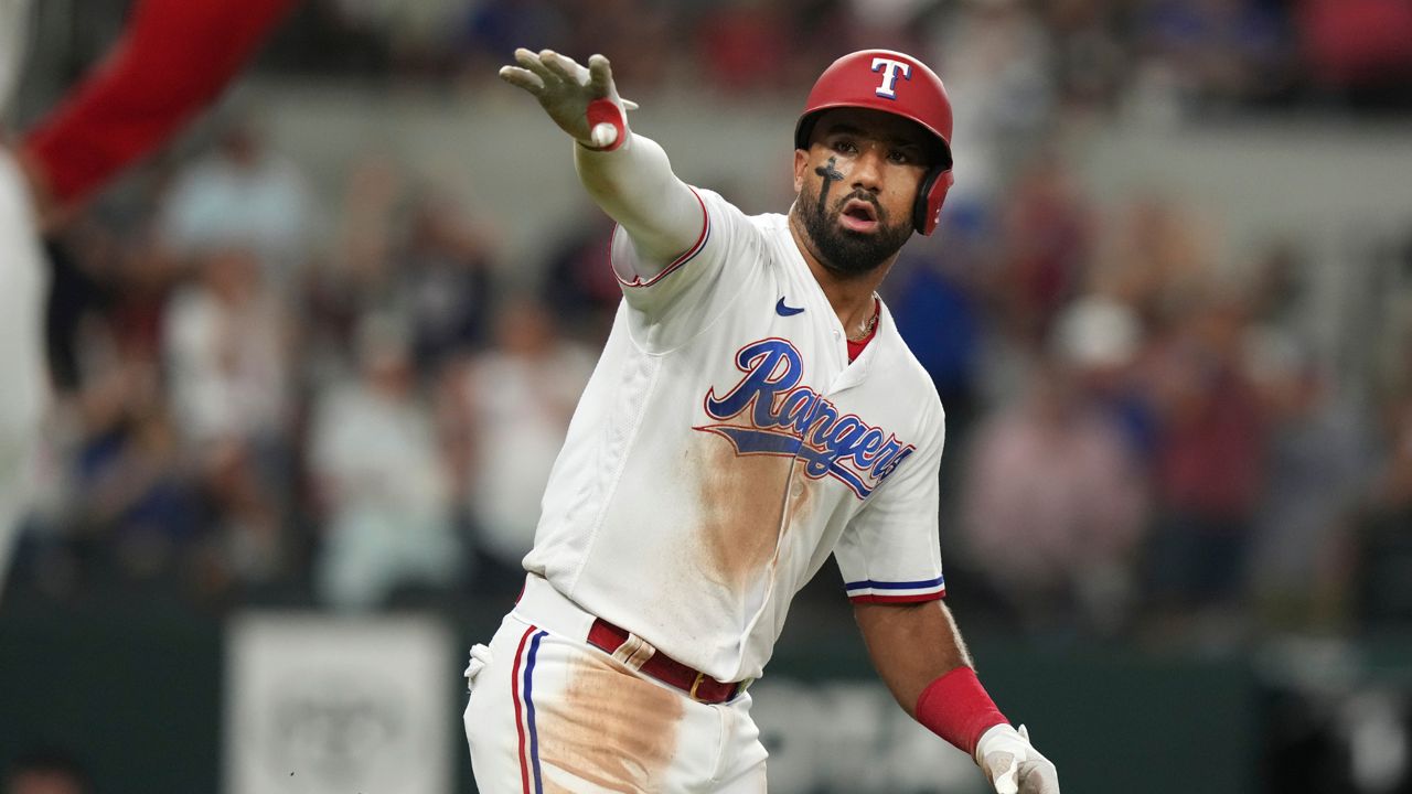 Texas Rangers' Ezequiel Duran. (AP Photo)