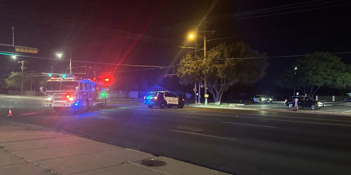 Pedestrian injured in crash near 66th and University