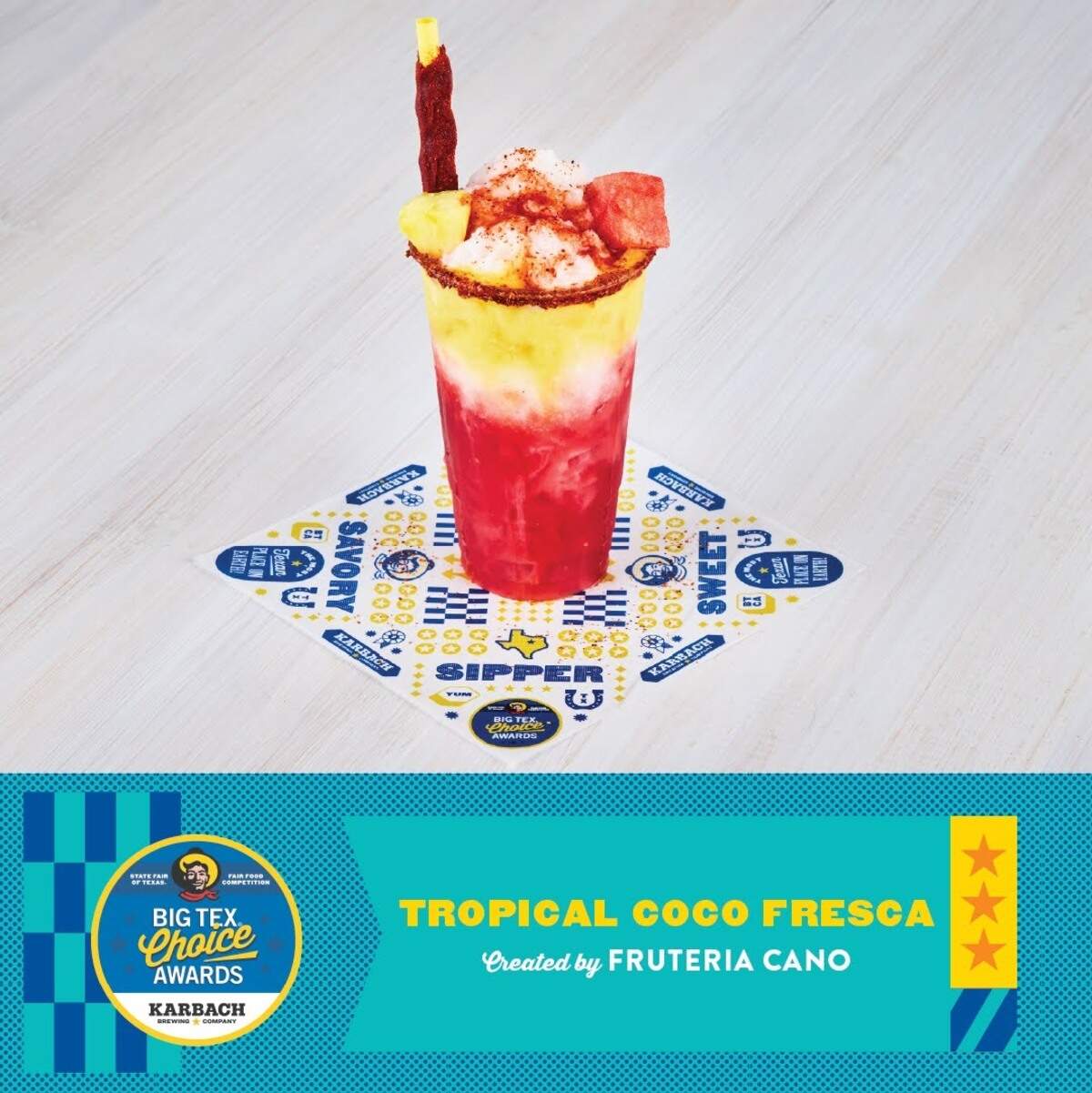 One of the finalists for Best Taste sipper in the Big Tex choice awards.