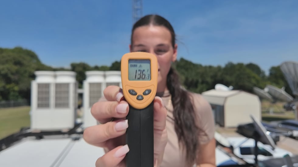 Darker roofs get much hotter, reaching over 150 degrees.