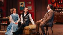 Stage West's 2025-2026 season included Sherlock Holmes and the Adventure of the Ghost Machine featuring Brandon J. Murphy, Dana Schultes, and Robert San Juan. Mystery is back for the 2026-2027 season with An Old-Fashioned Family Murder.