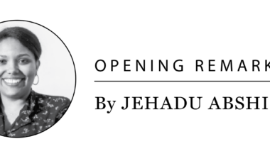 A letter from Advocate Media President Jehadu Abshiro: 'Let’s celebrate our neighborhood.'