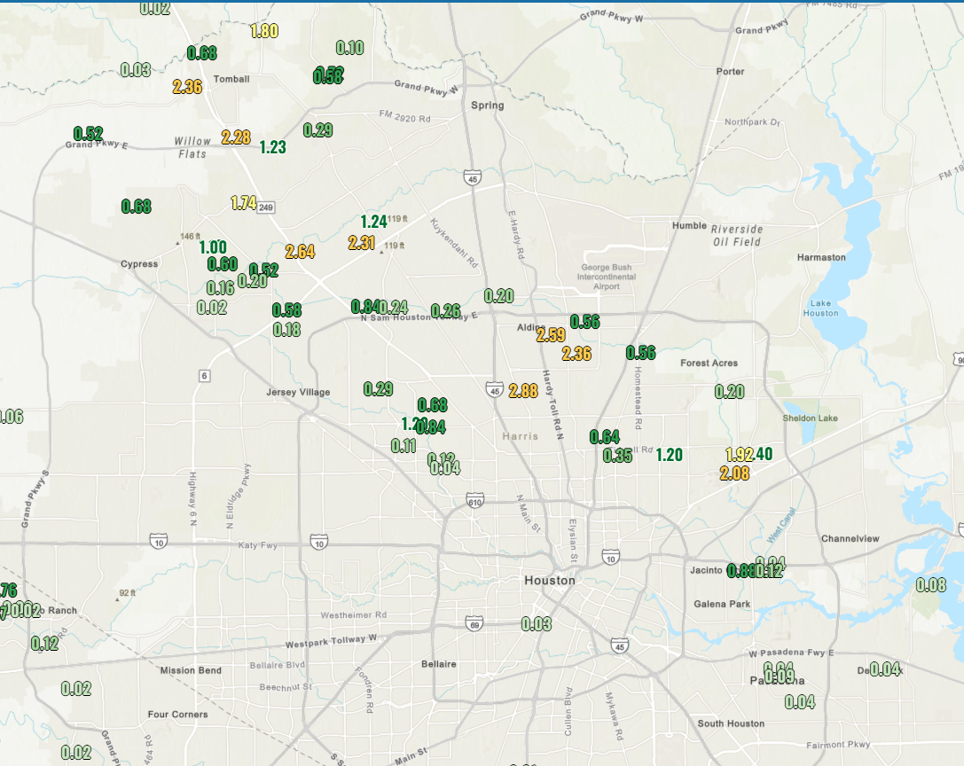 A slight respite in Houston’s heat, to the extent you can call it that in August – Space City Weather