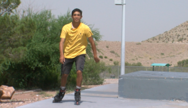 West El Paso's 'Slick Rick' skates his way into neighborhood fame