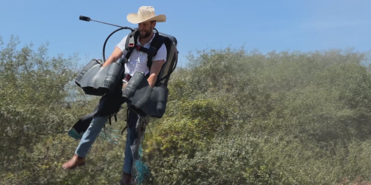 Jet suit racing company partners with Texas ranch to bring races to U.S.
