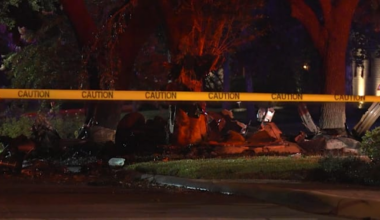 Houston man dead after SUV slams tree, catches fire on Potomac Drive