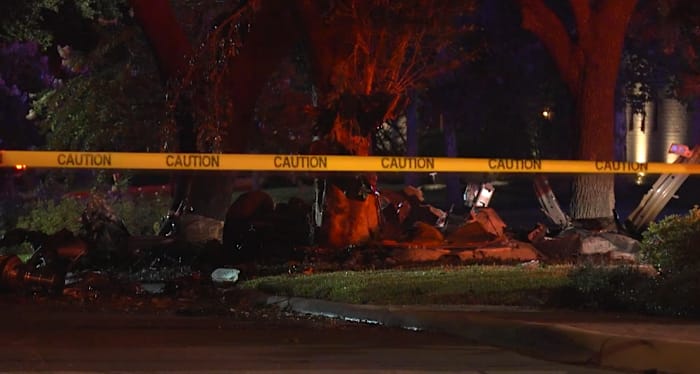 Houston man dead after SUV slams tree, catches fire on Potomac Drive