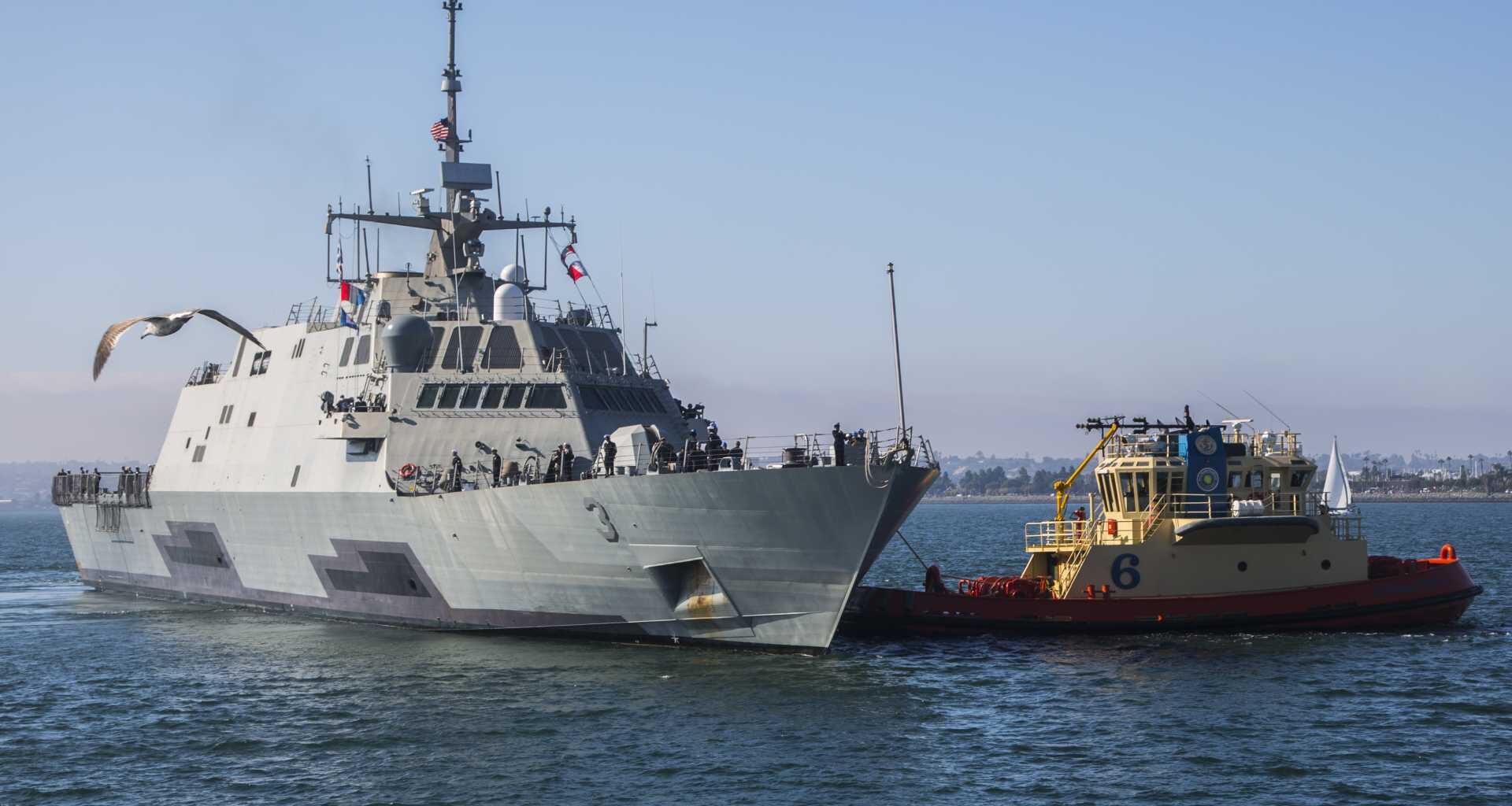 The USS Fort Worth became the sixth of 16 Freedom-class ships retired, following USS Freedom, USS Milwaukee, USS Detroit, USS Little Rock, and USS Sioux City, and its departure left ten Freedom-class ships in active service. (Picture source: US Navy)