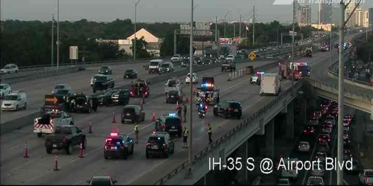 Stolen Fort Worth Ambulance rams multiple cars on I-35 in Austin before driver fatally shot by Trooper