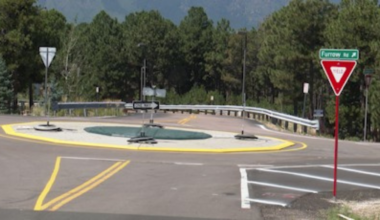 El Paso County officials reverse course, install roundabouts on south end of Furrow Road near Monument