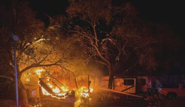1 person injured after early morning RV fire, LFR says
