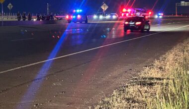 Motorcyclist hospitalized after crash on Interstate 27 near 13th Street