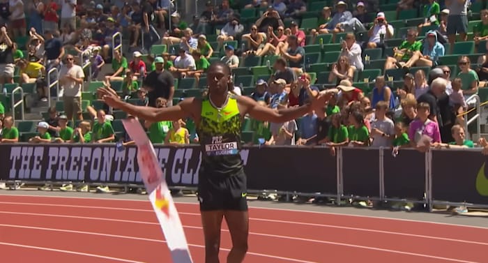 San Antonio’s Tate Taylor completes sprint double with 200-meter gold at World U20 Championships