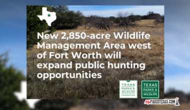 Texas Parks and Wildlife Department acquires new wildlife management area in Stephens County