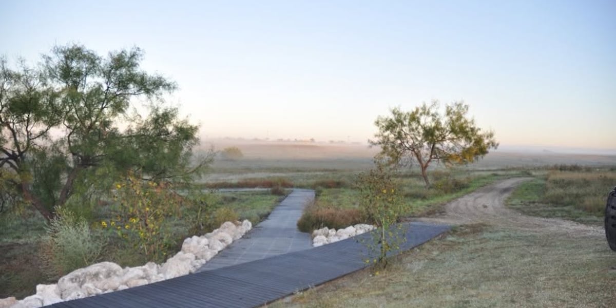 Lubbock Lake Landmark Wildflower Trail Rebuild Underway