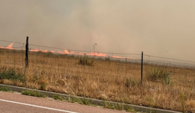 Evacuations for 40-acre fire north of Fountain Valley School lifted