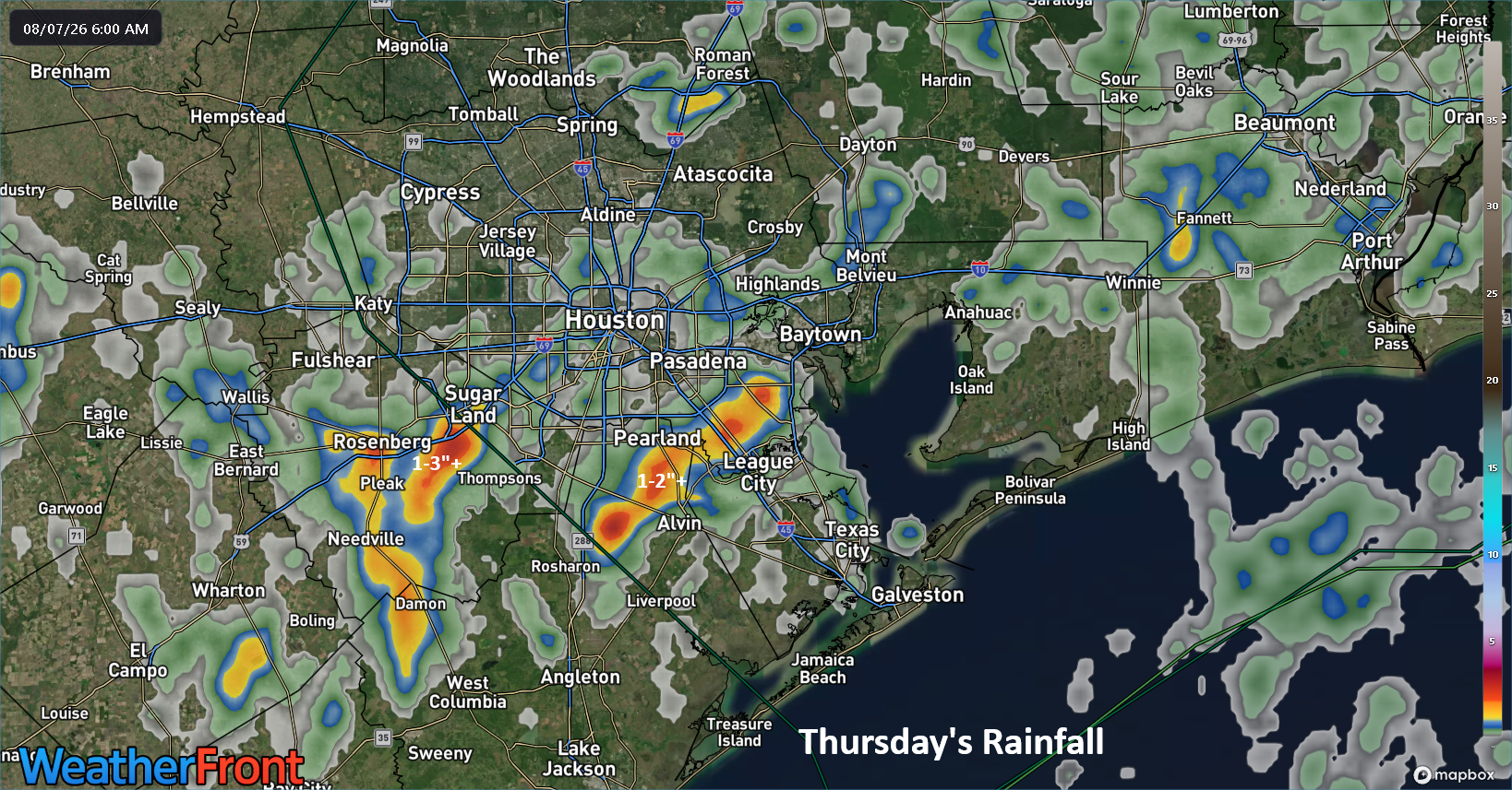 Less heat as coverage of daily downpours in Houston increases the next few days – Space City Weather
