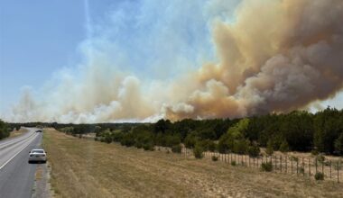 Texas wildfire mushrooms within hours, ripping through ranchlands