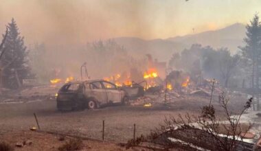 Evacuations ordered in rural Texas as wildfire mushrooms within hours