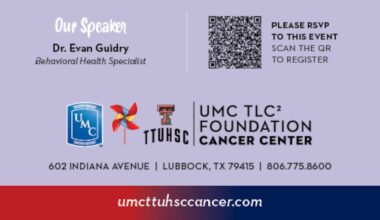 UMC TLC2 Foundation Cancer Center to Host Living Well Series on Coping with Fear and Anxiety