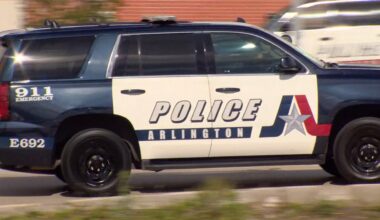 Arlington police officer, K9 injured in crash, officials say