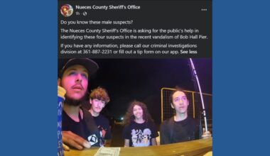 Sheriff: Bob Hall Pier vandals identified, warrants being issued