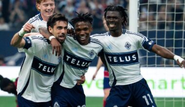 Brian White scores 2 goals, Whitecaps beat Dallas 5-0 :: WRAL.com