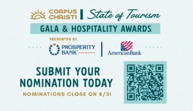 Visit Corpus Christi opens nominations for annual Tourism Awards