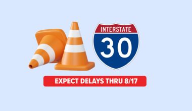 Major I-30 closure will shut down nearly 6 miles this weekend