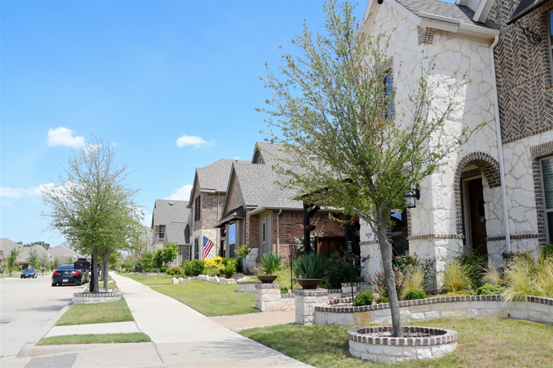 Neighborhood homes in Arlington, TX